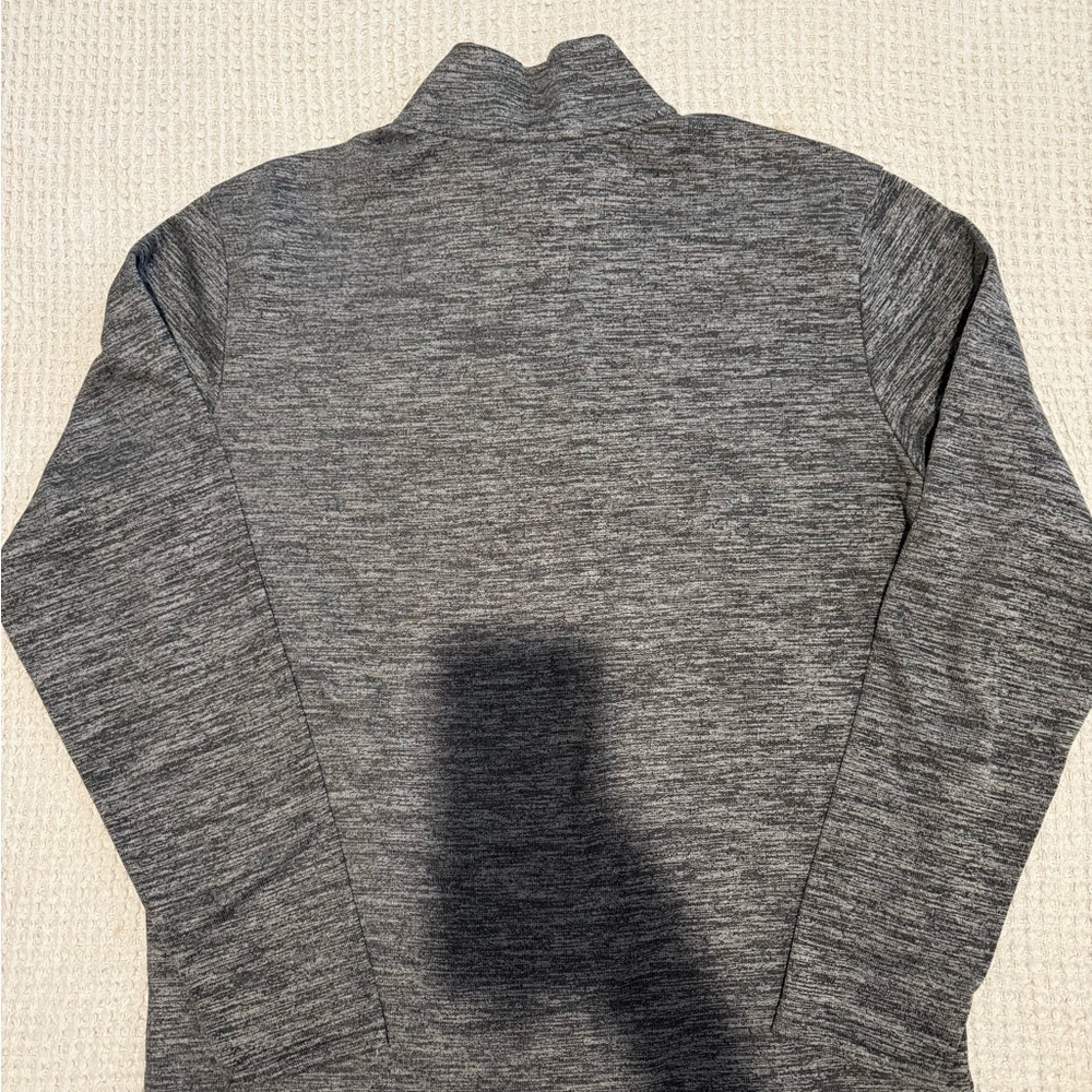 Marvel Deadpool men's gray 1/4 zip pullover sweatshirt made of polyester